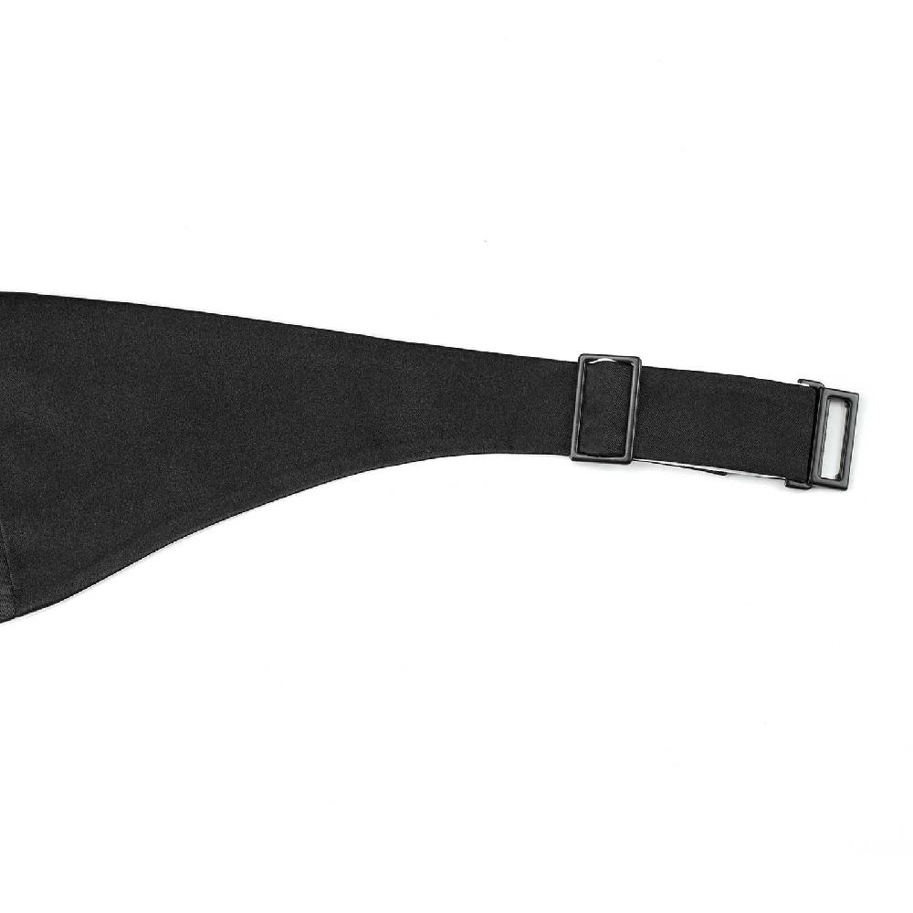 Rubinacci Fascia smoking raso nero In Saldo