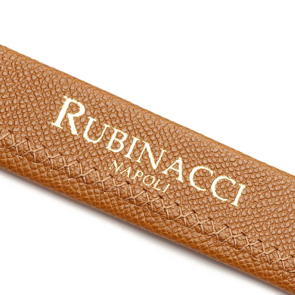 Rubinacci Cintura tubolare in stampa alpina brandy Offerta per la Festa della Mamma