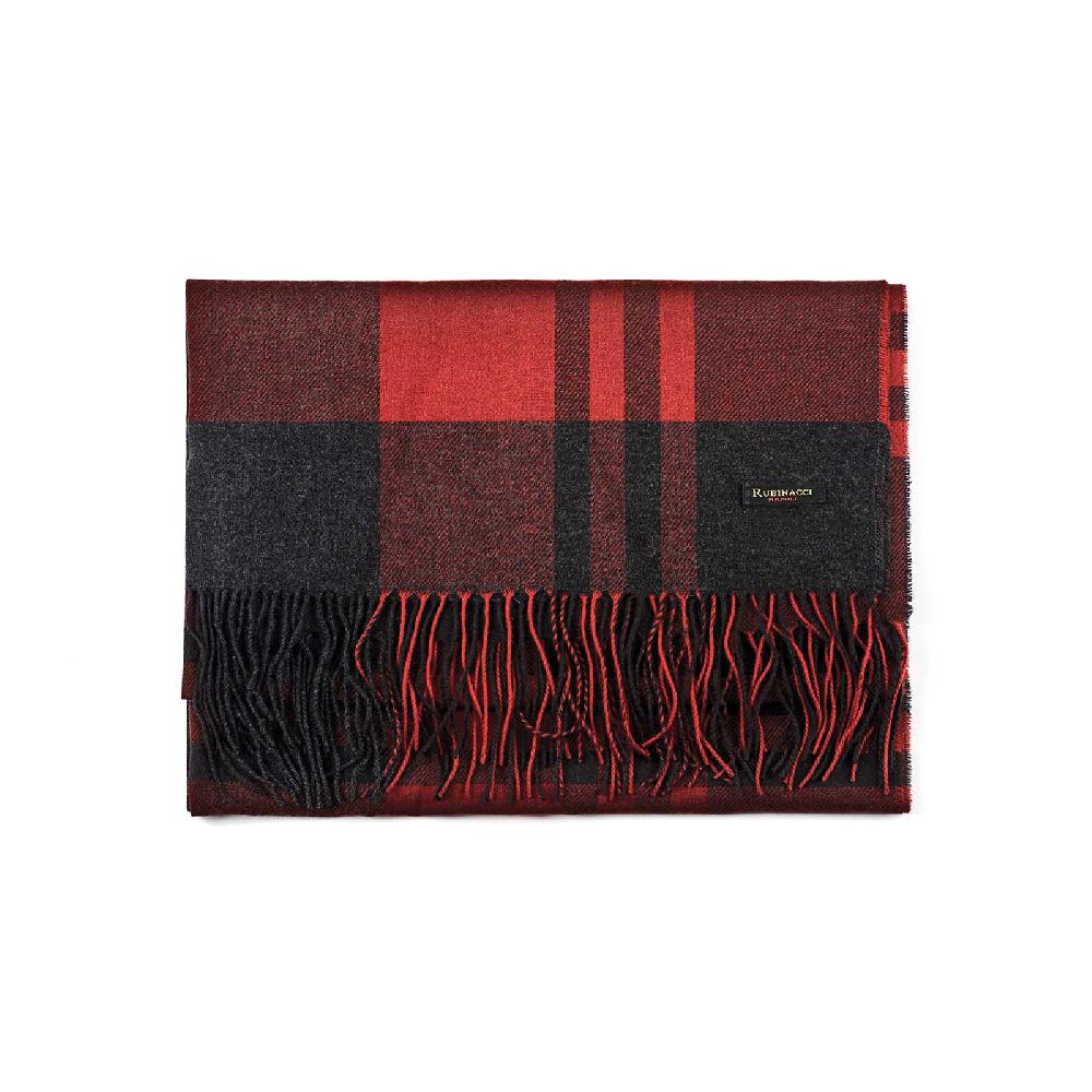 Rubinacci Sciarpa tartan rosso Latest fashion