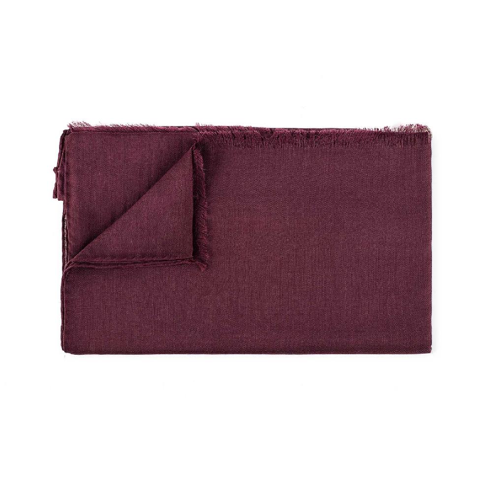 Rubinacci Sciarpa in cashmere vino ACQUISTA ORA