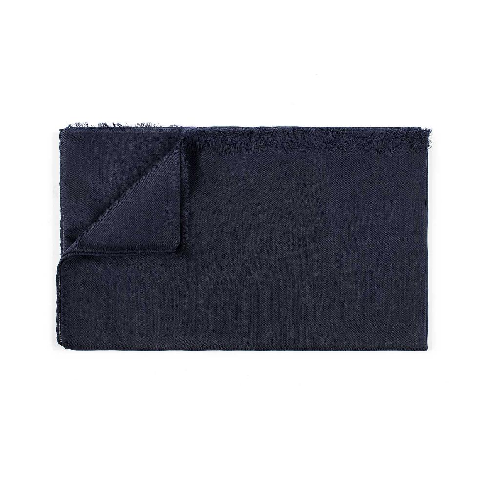 Rubinacci Sciarpa in cashmere blu navy Latest stili
