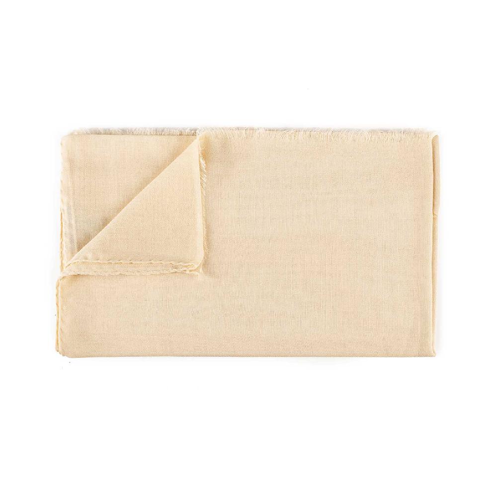 Rubinacci Sciarpa in cashmere crema Ultimi due giorni