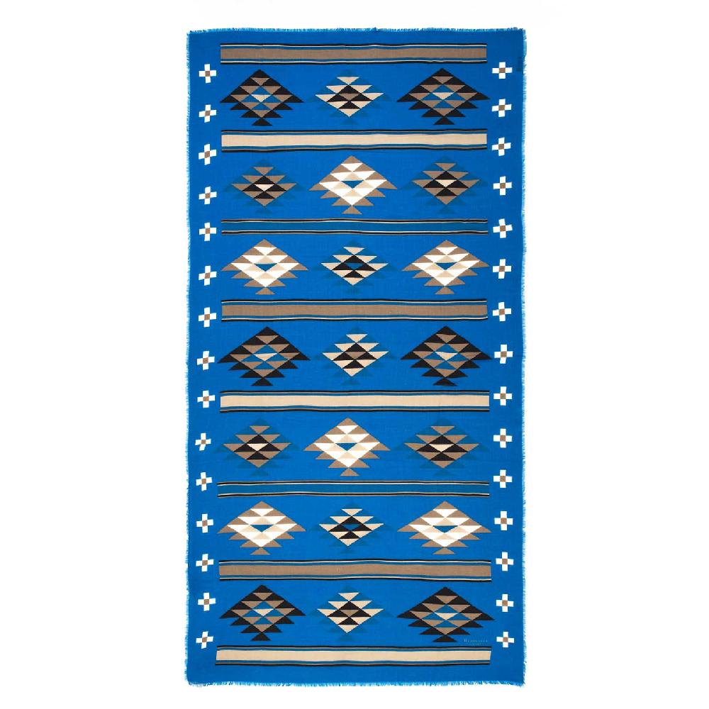 Rubinacci Sciarpa geometrico bluette Fino al 60% di sconto