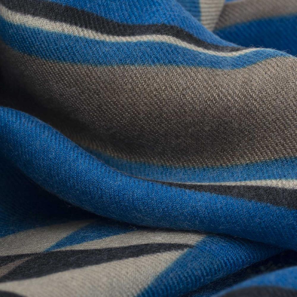 Rubinacci Sciarpa geometrico bluette Fino al 60% di sconto