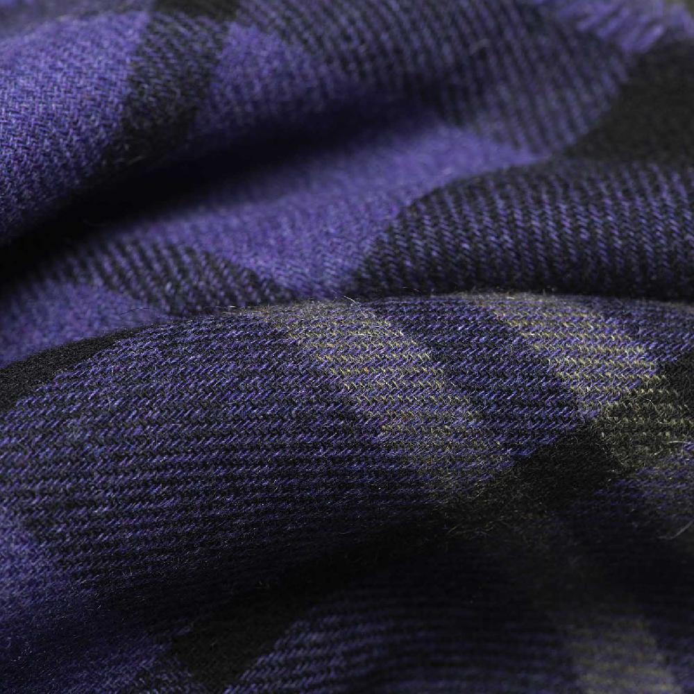 Rubinacci Sciarpa quadri verde e viola Fino al 55% di sconto