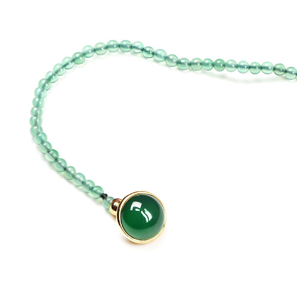 Rubinacci Bottone da bavero ruby in agata verde 50% di sconto per tempo limitato