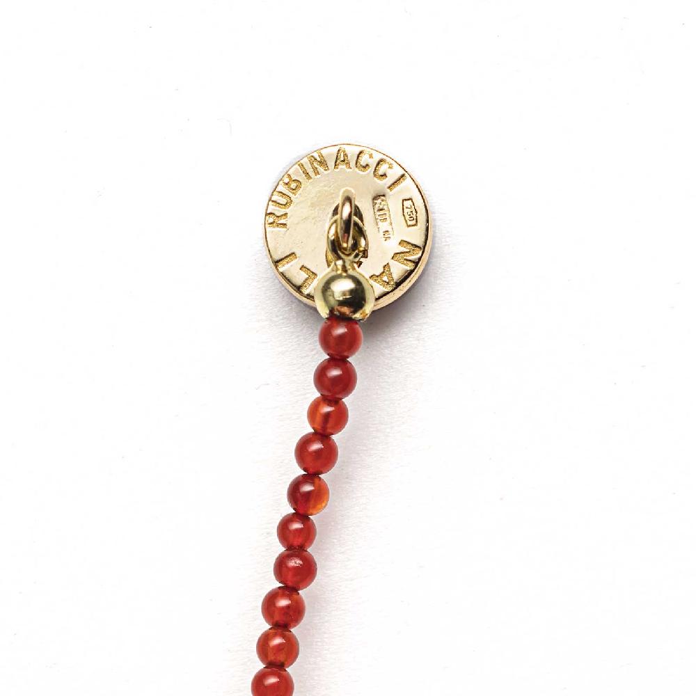 Rubinacci Bottone da bavero ruby in agata ambra Italy