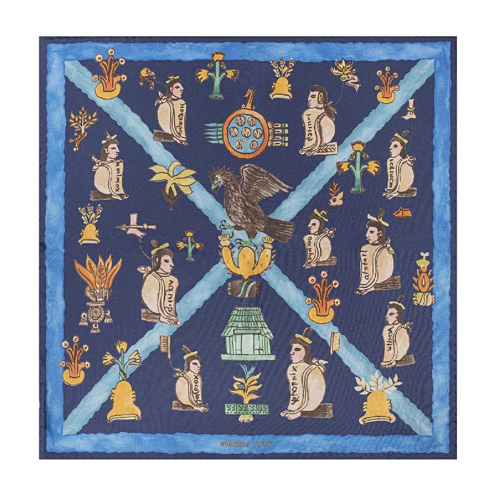 Rubinacci Foulard mendoza blu