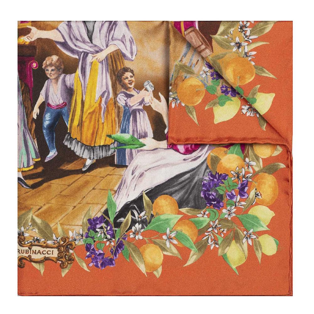 Rubinacci Foulard acquafrescaio arancione Shopping Online