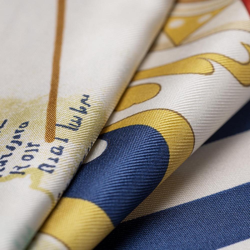 Rubinacci Foulard mediterraneo blu Sottocosto
