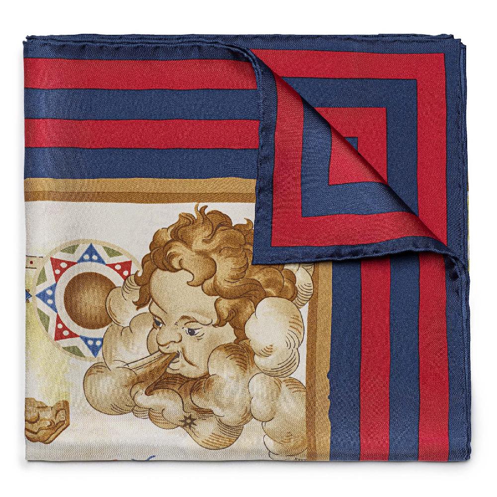 Rubinacci Foulard mediterraneo rosso Convenienza