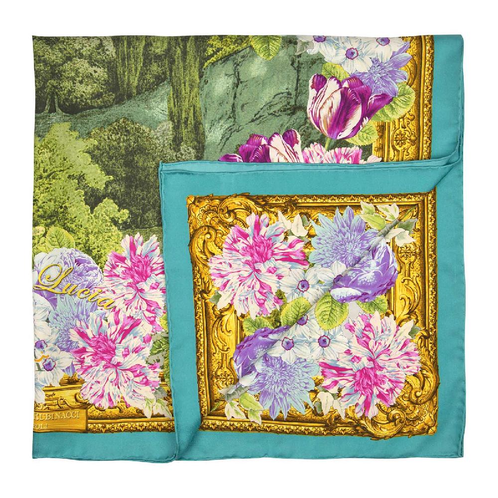 Rubinacci Foulard villa lucia verde acqua Novità
