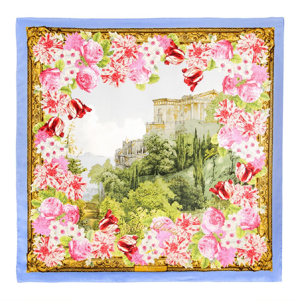 Rubinacci Foulard villa lucia azzurro Sconto