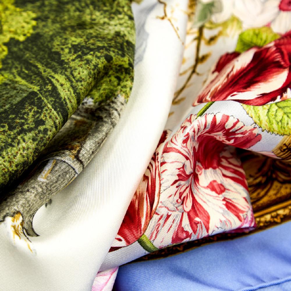 Rubinacci Foulard villa lucia azzurro Sconto