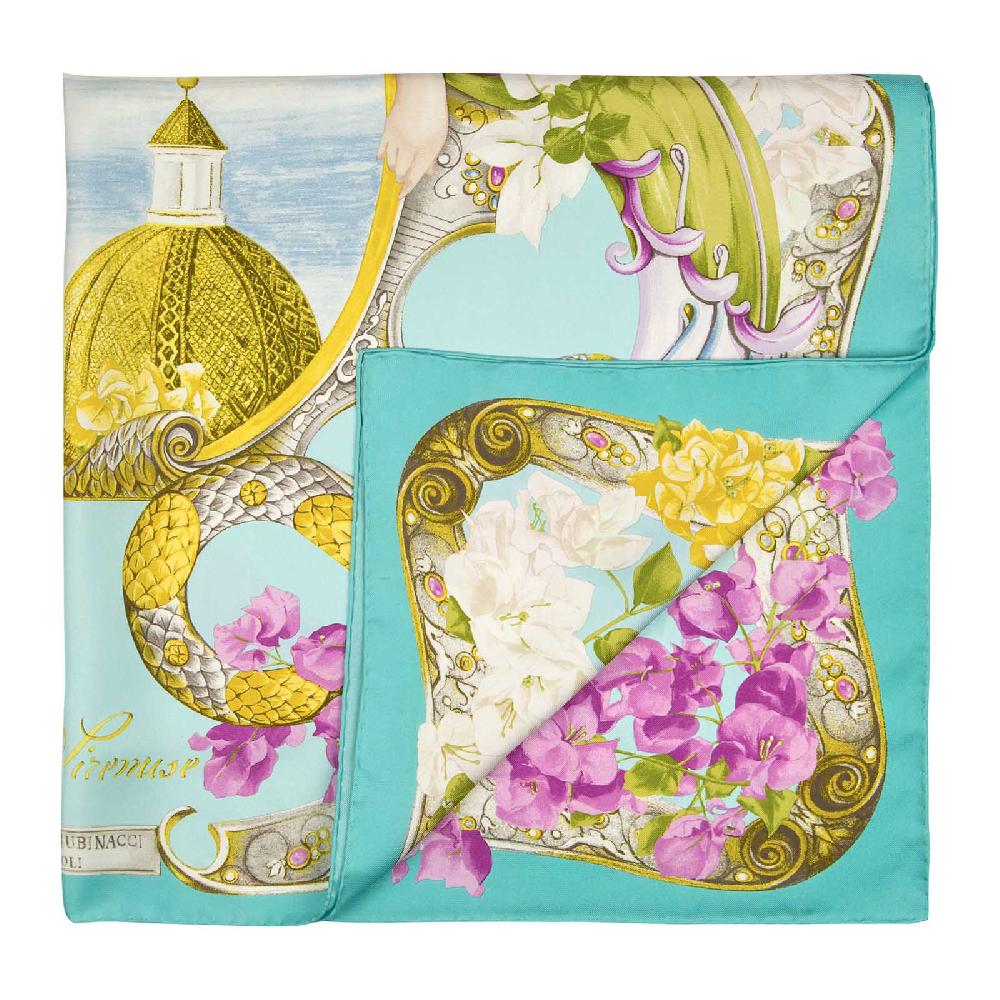 Rubinacci Foulard sirenuse verde acqua Online