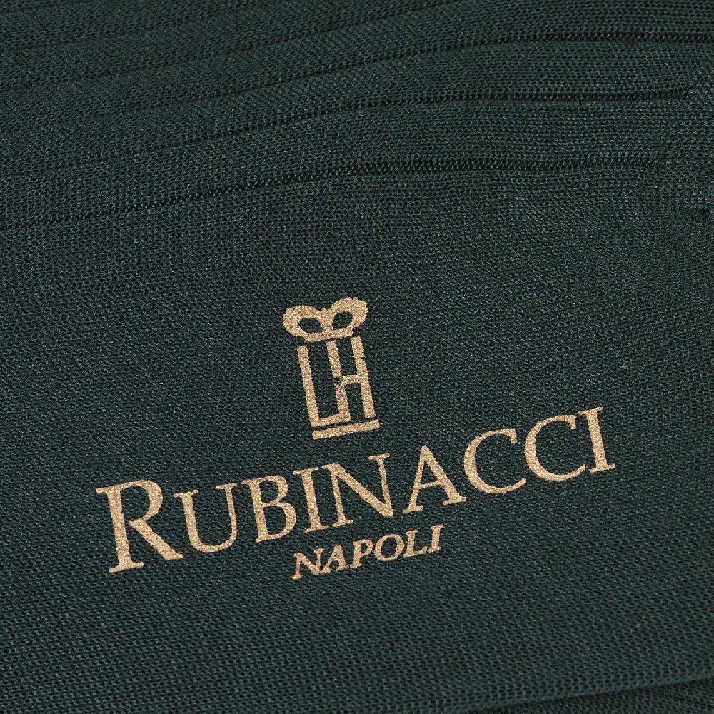 Rubinacci Calze in filo di Scozia a costina verde bosco Offerte