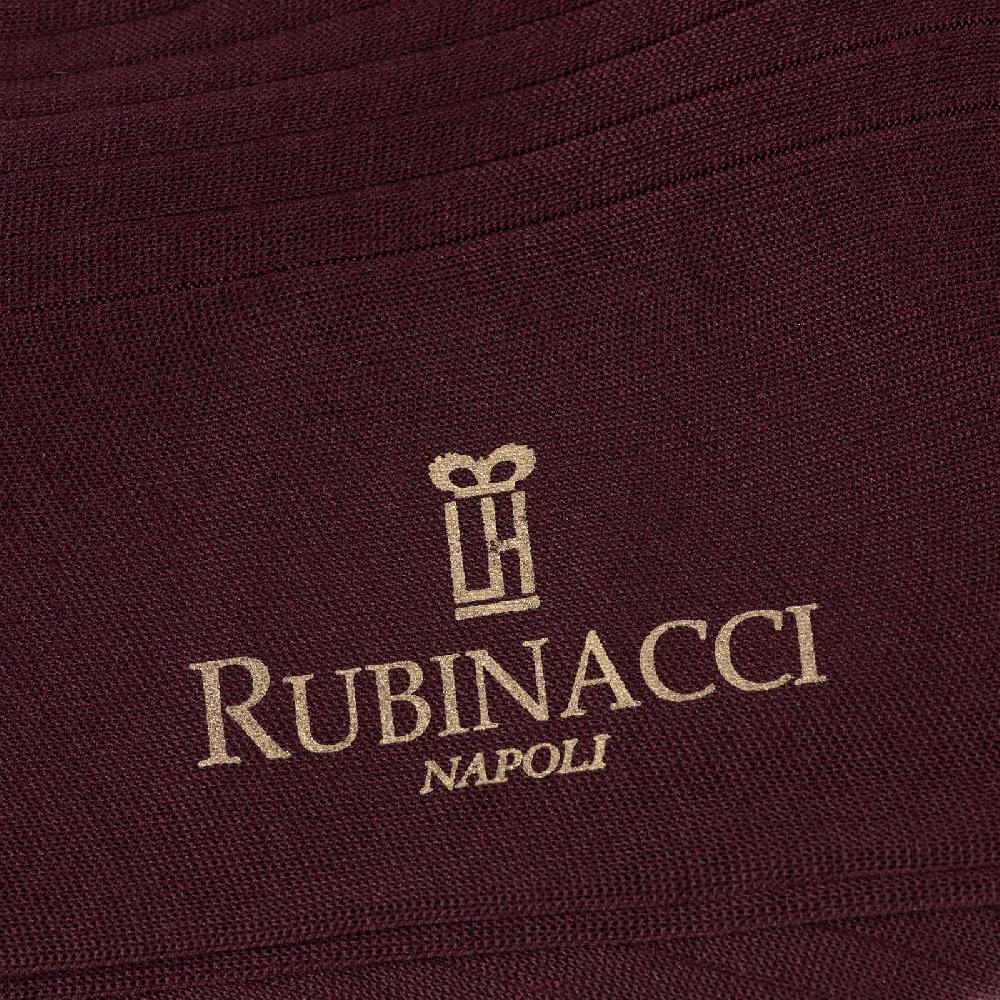 Rubinacci Calze in filo di Scozia a costina vino Hotsell