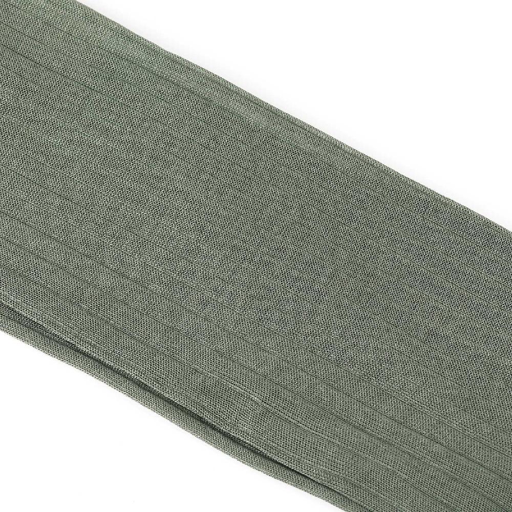 Rubinacci Calze in filo di Scozia a costina salvia I Più Venduti
