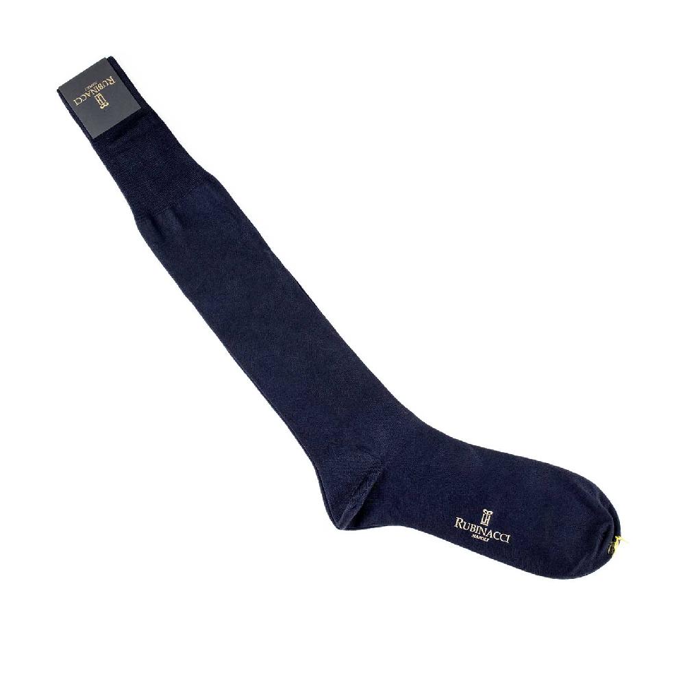 Rubinacci Calze in seta blu Negozio