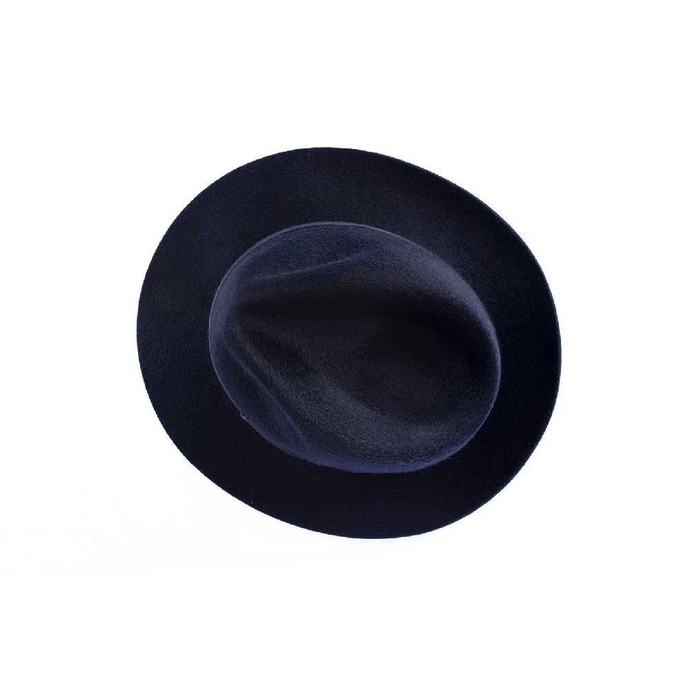 Rubinacci Fedora in lana blu Offerta speciale