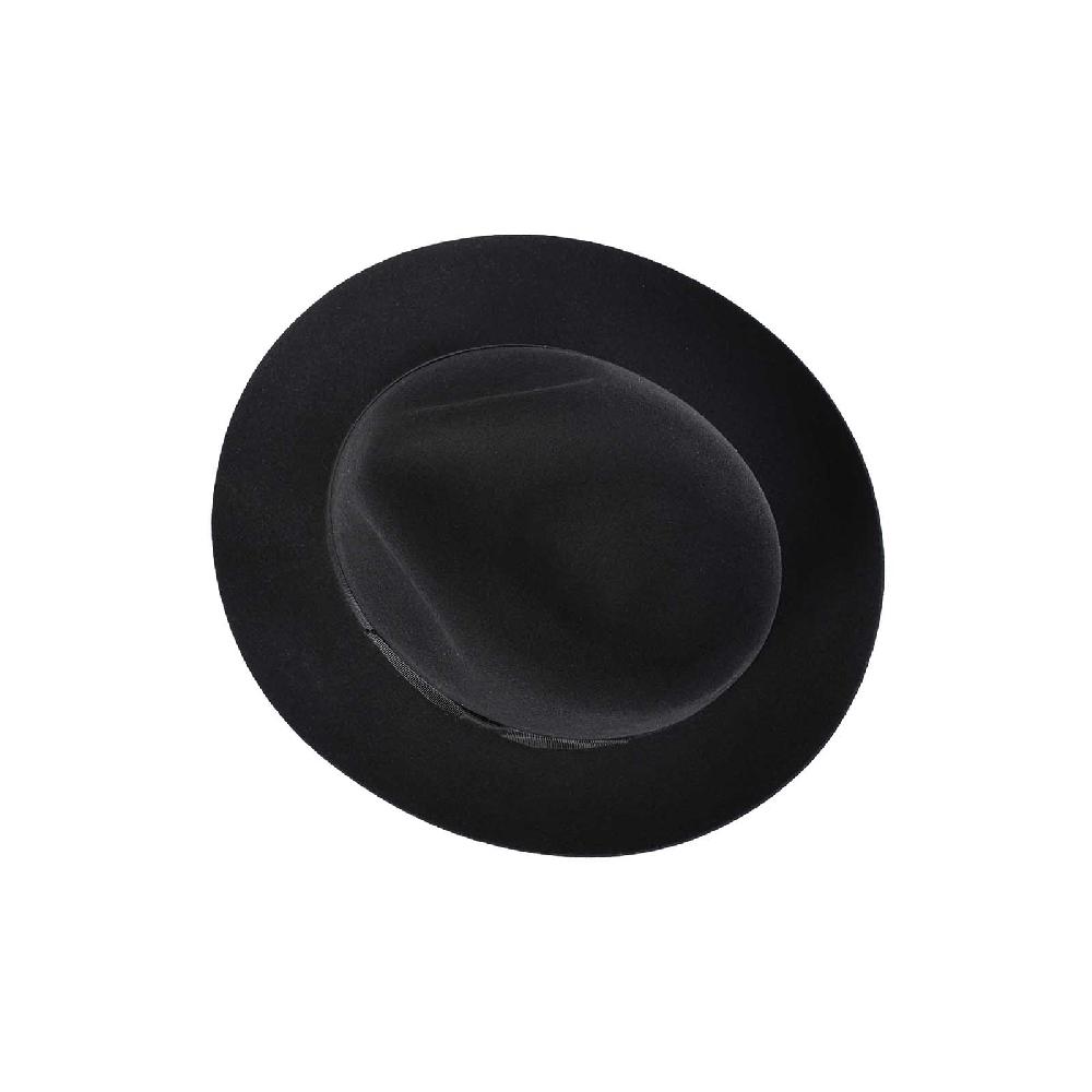 Rubinacci Fedora in lana nero Fornitura limitata