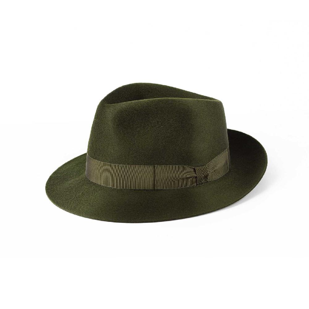 Rubinacci Fedora in cashmere verde Cyber Monday