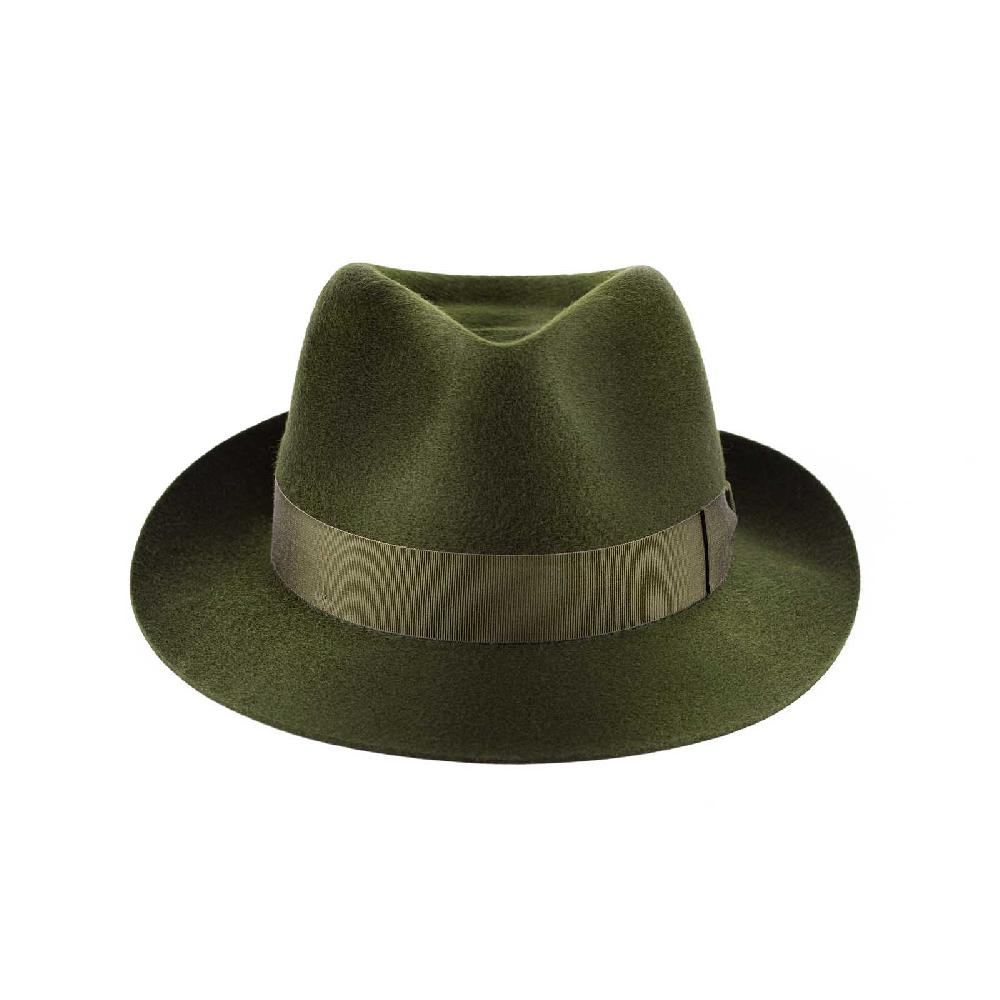 Rubinacci Fedora in cashmere verde Cyber Monday