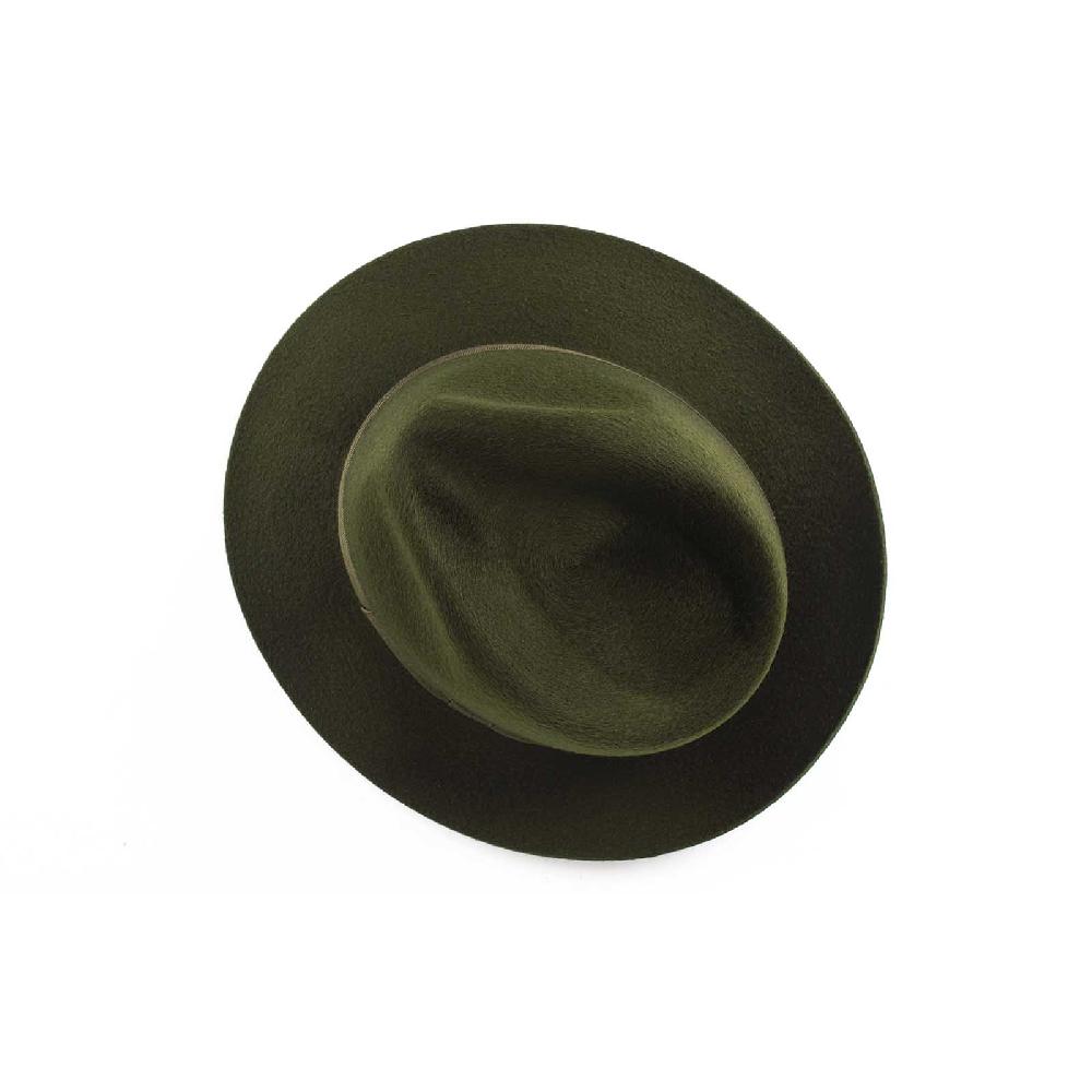 Rubinacci Fedora in cashmere verde Cyber Monday