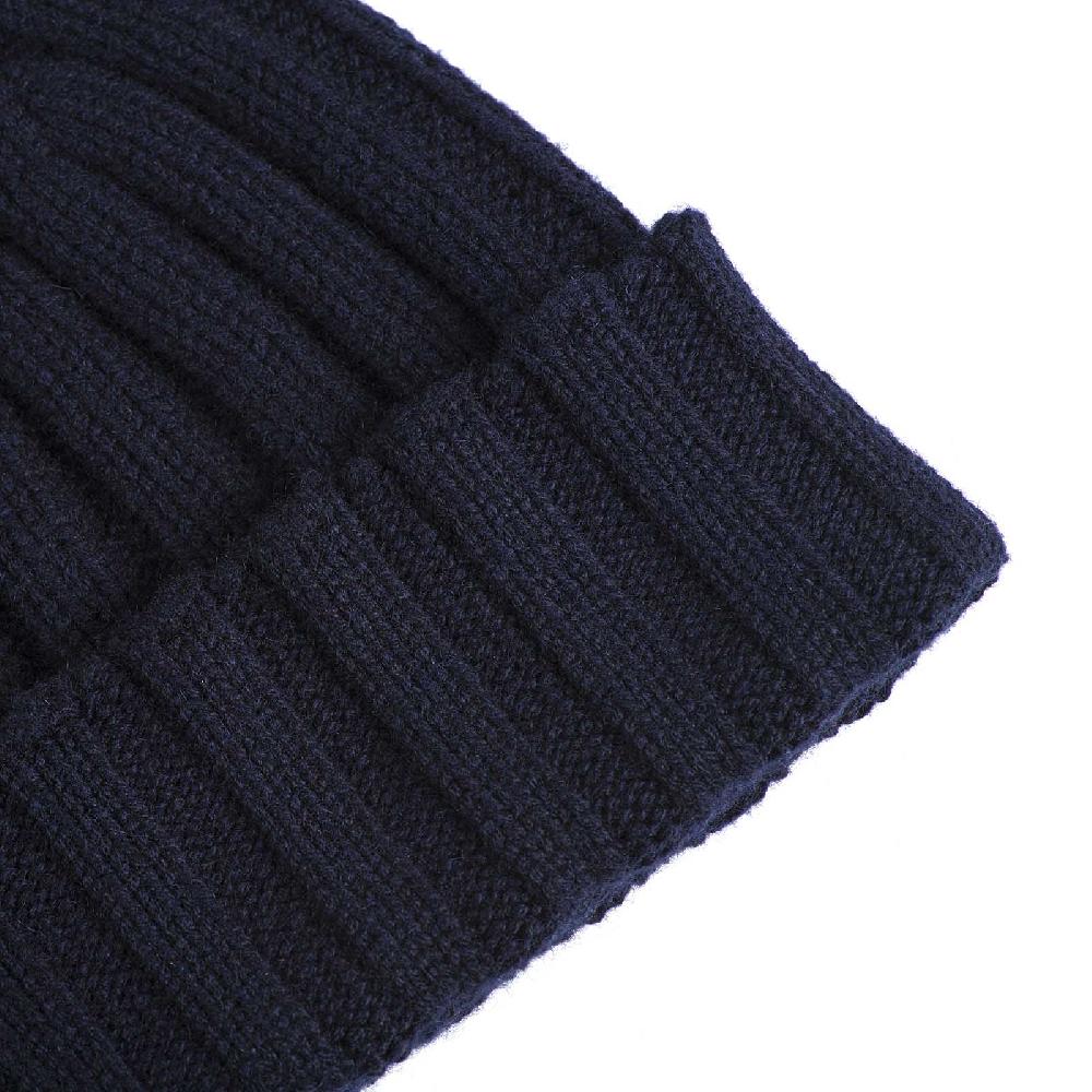 Rubinacci Cappello in cashmere blu Offerta natalizia