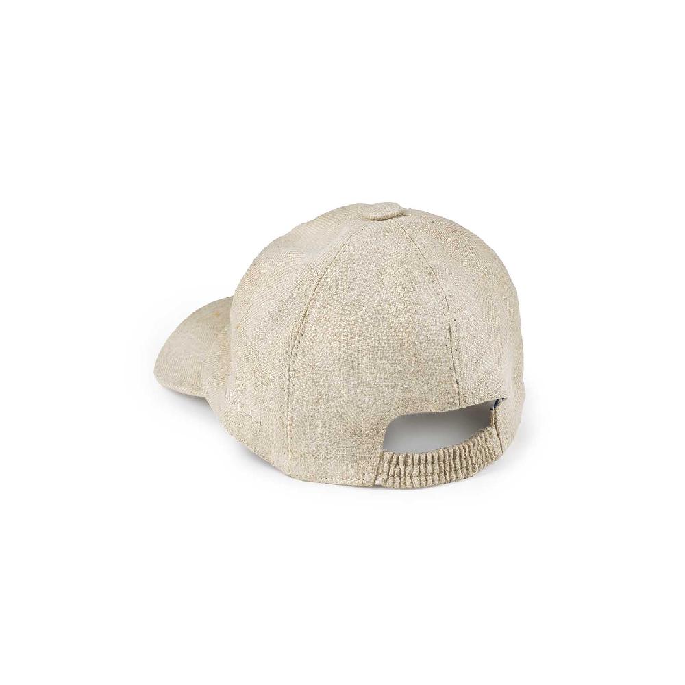 Rubinacci Cappello baseball in lino beige Offerta Pasqua