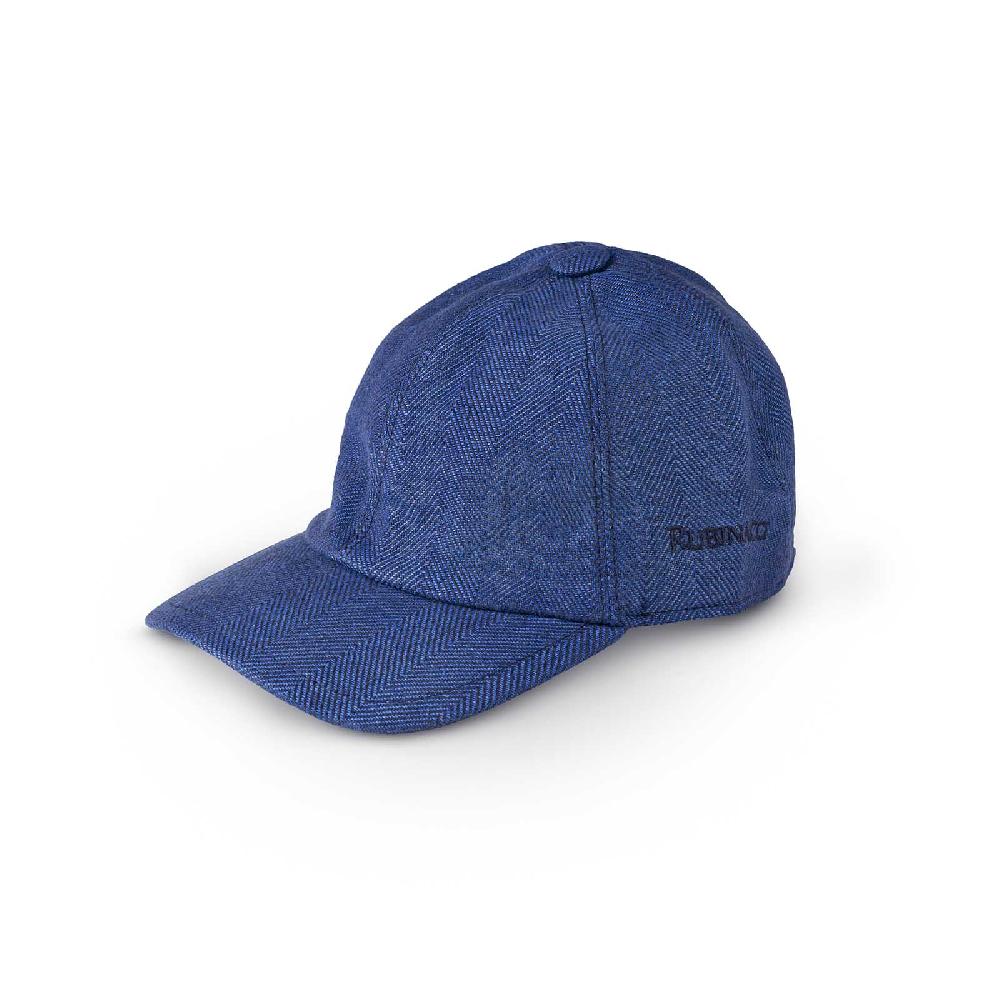 Rubinacci Cappello baseball in lino jeans Offerta per la Festa della Mamma