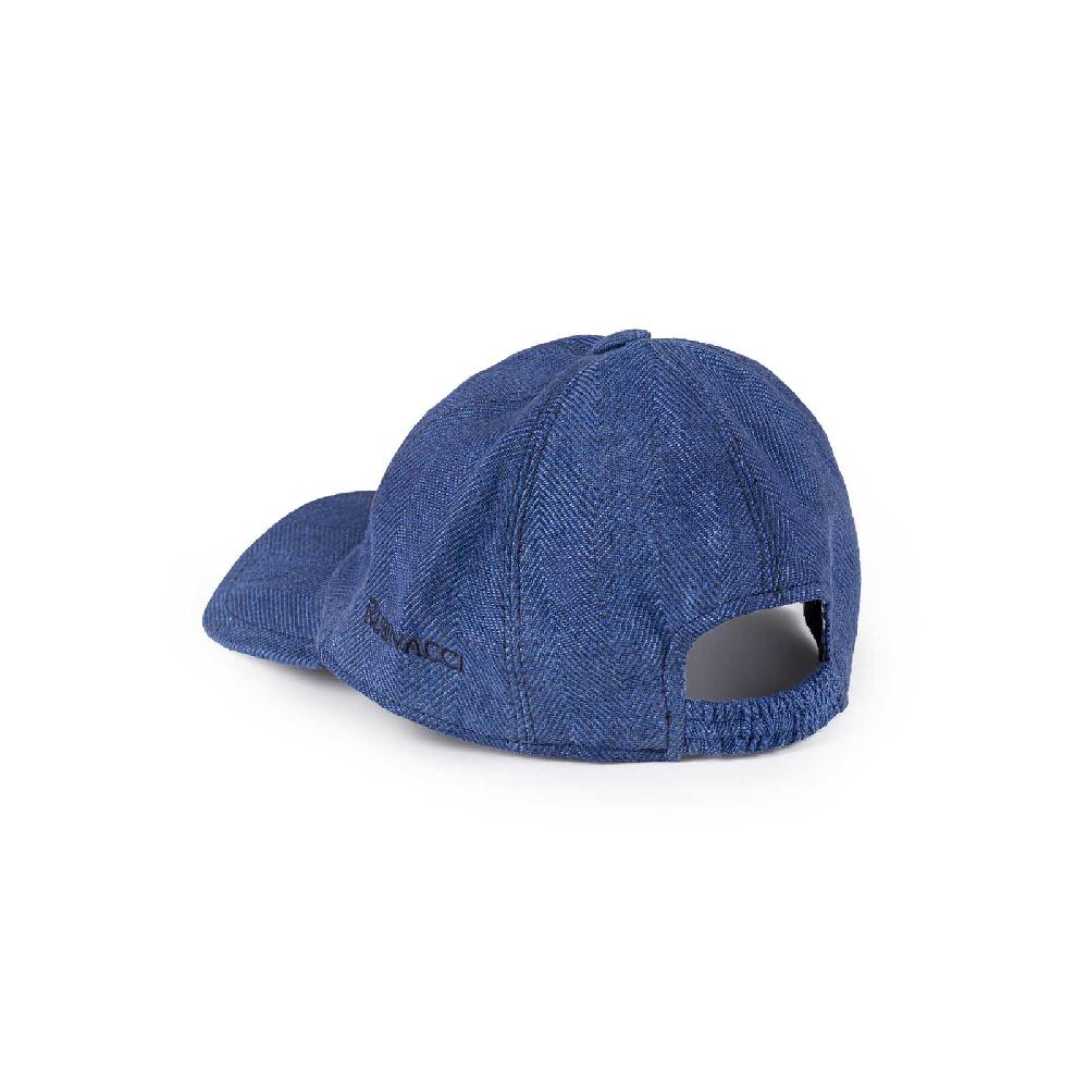 Rubinacci Cappello baseball in lino jeans Offerta per la Festa della Mamma