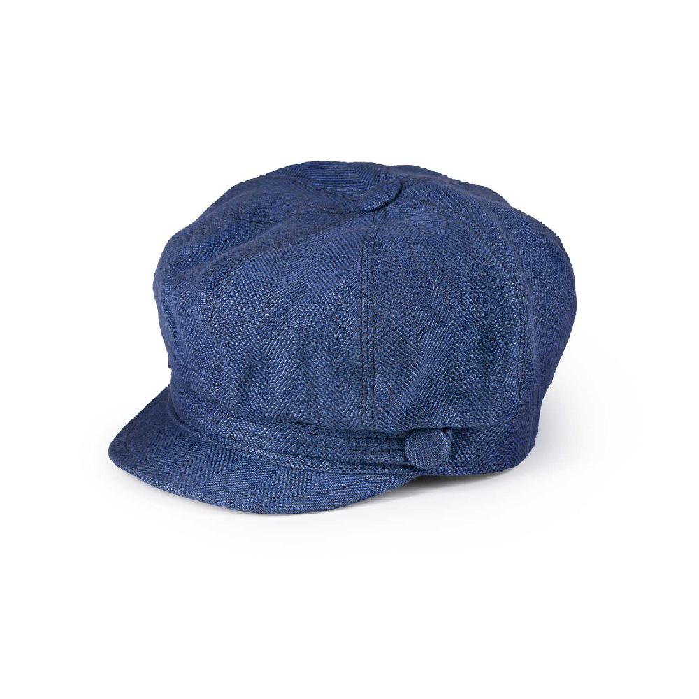 Rubinacci Coppola in lino jeans Smaltimento dello stoccaggio