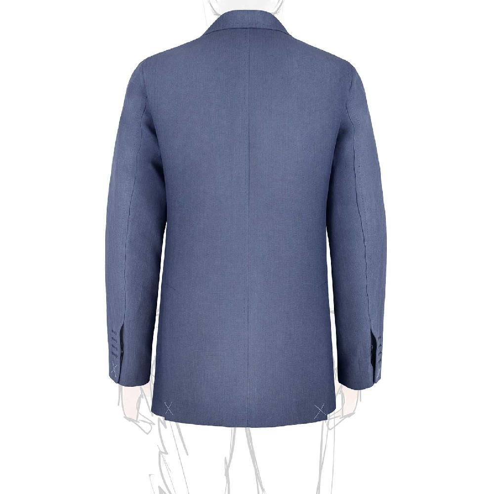 Rubinacci Giacca in lino denim Solo un giorno rimasto