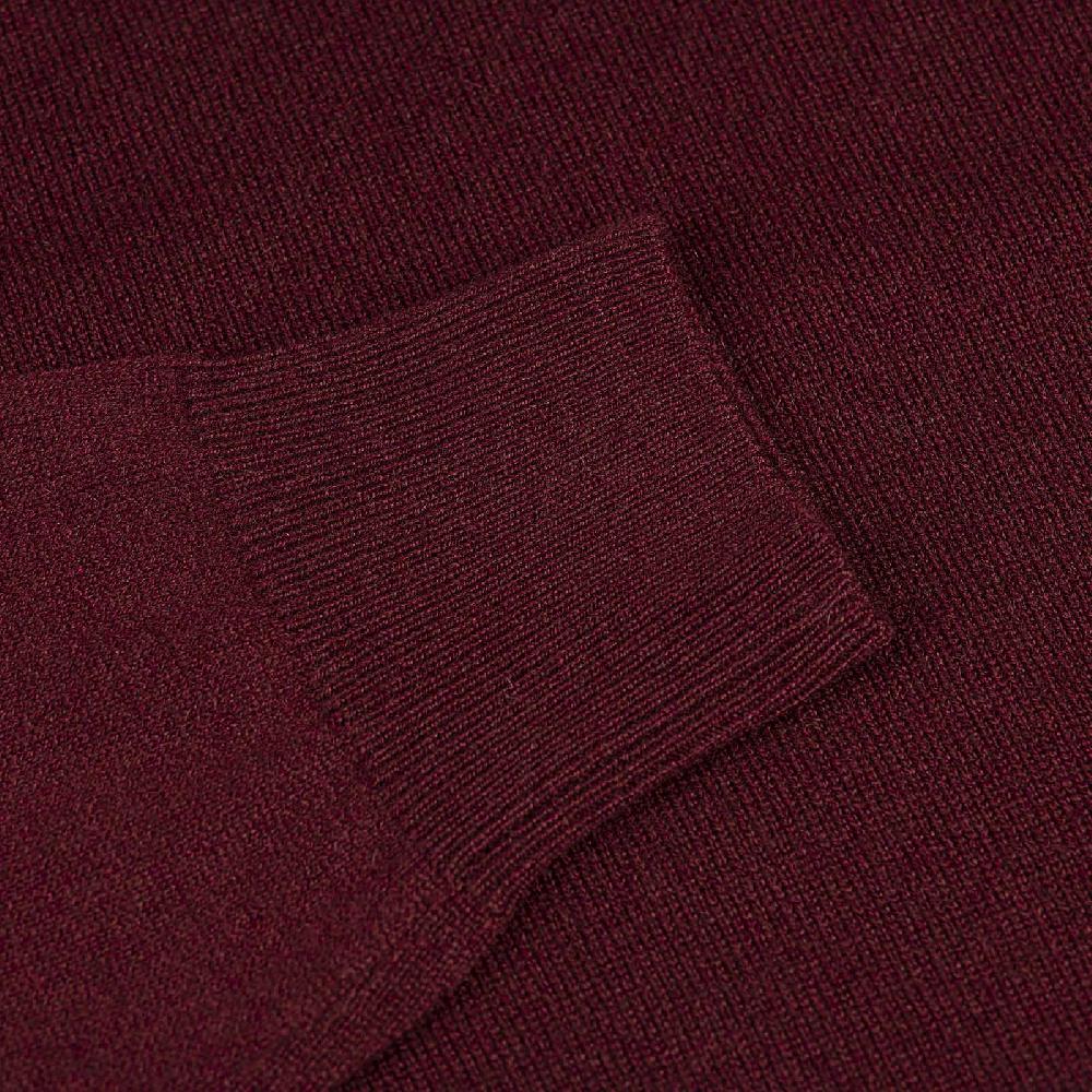 Rubinacci Girocollo in cashmere bordeaux Black Friday Prezzi