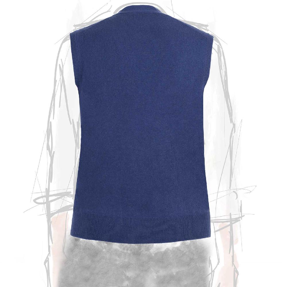 Rubinacci Gilet in cashmere ceruleo In vendita