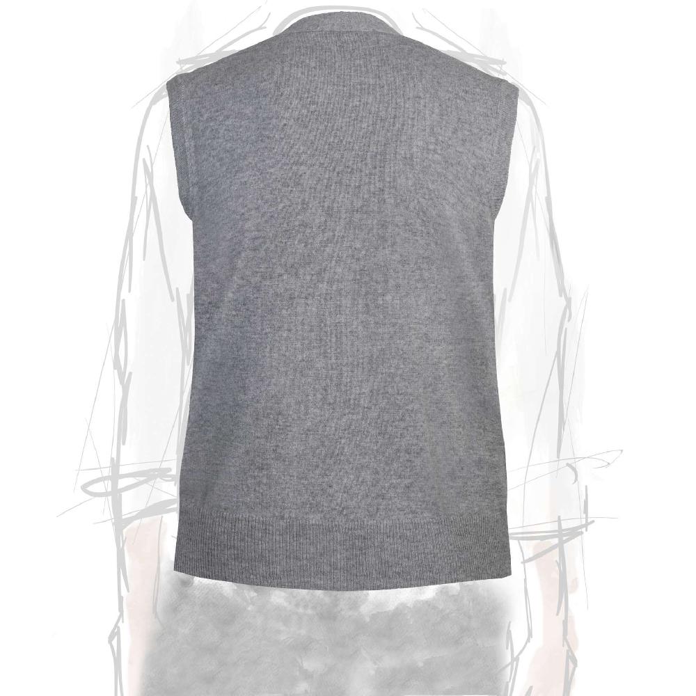 Rubinacci Gilet in cashmere grigio Duty-free