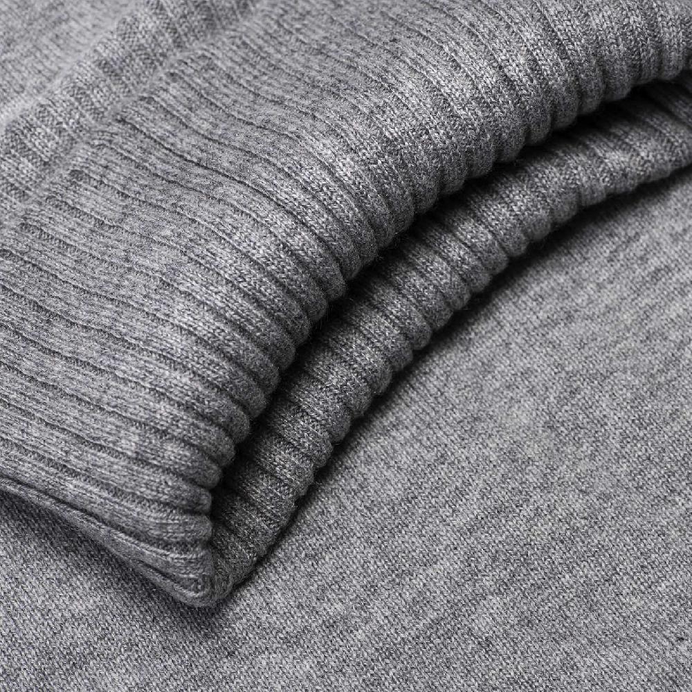 Rubinacci Collo alto in cashmere grigio 50% di sconto per tempo limitato