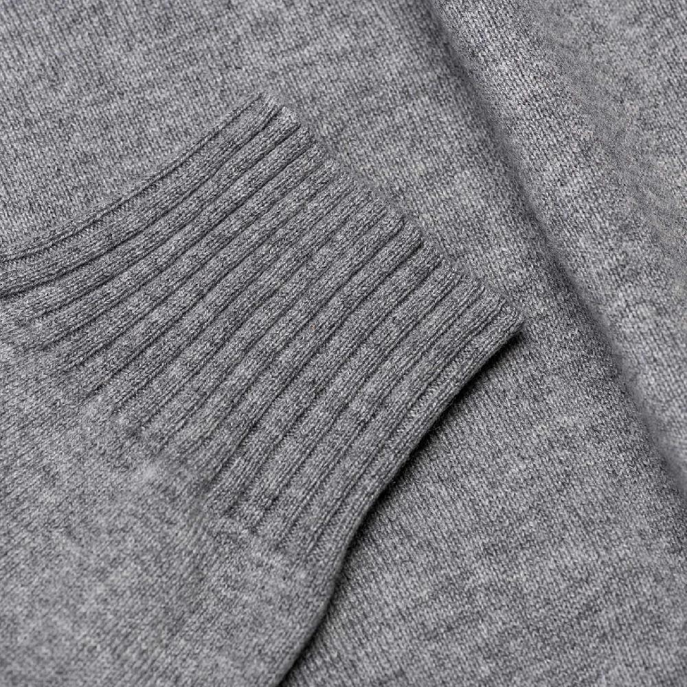 Rubinacci Collo alto in cashmere grigio 50% di sconto per tempo limitato