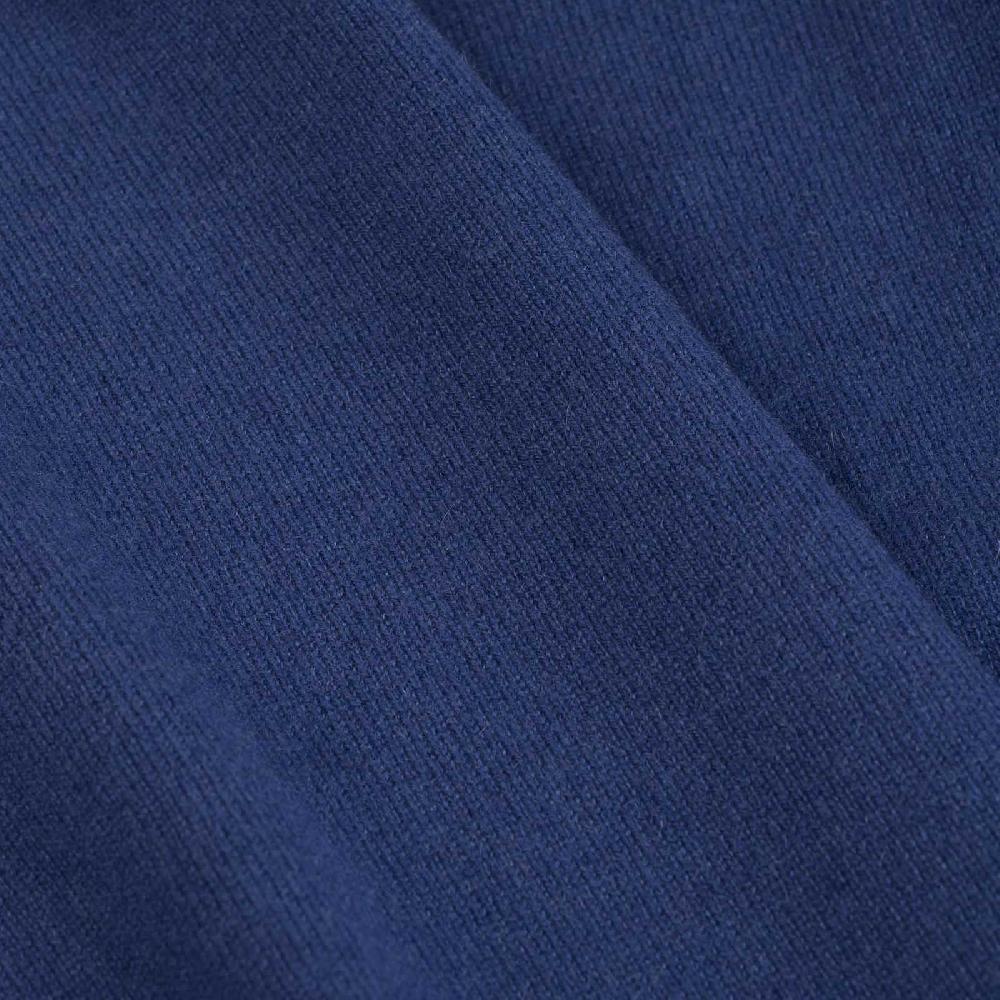 Rubinacci Girocollo in cashmere ceruleo Italy