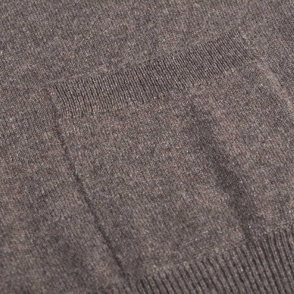 Rubinacci Gilet in cashmere tortora Nuovo