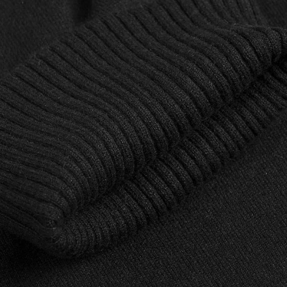 Rubinacci Collo alto cashmere nero Vendita