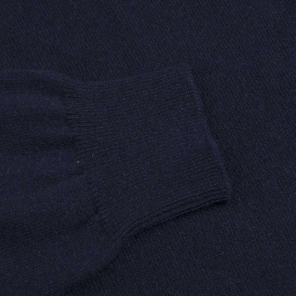 Rubinacci Polo in cashmere blu navy Qualità Garantita