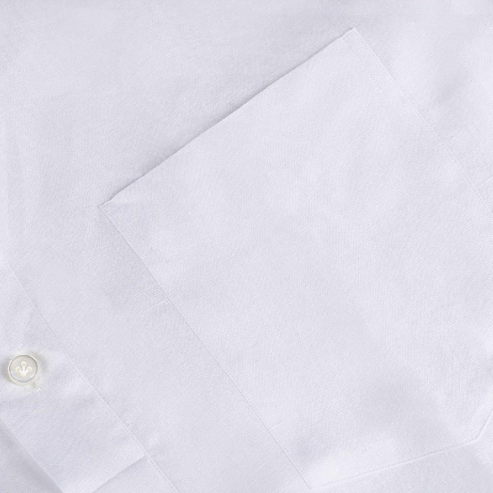 Rubinacci Polo guru in lino bianco Prezzo Ridotto
