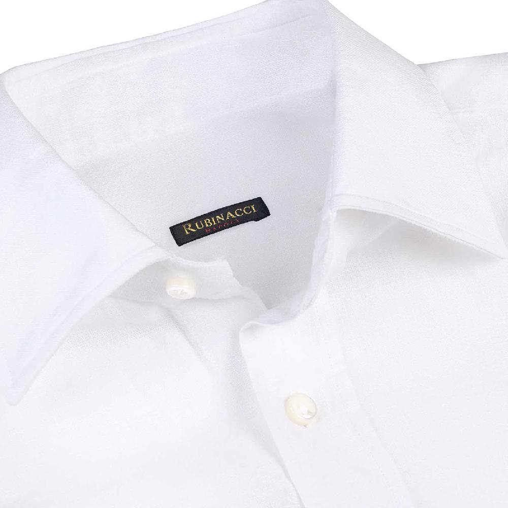 Rubinacci Camicia lino bianca Novità