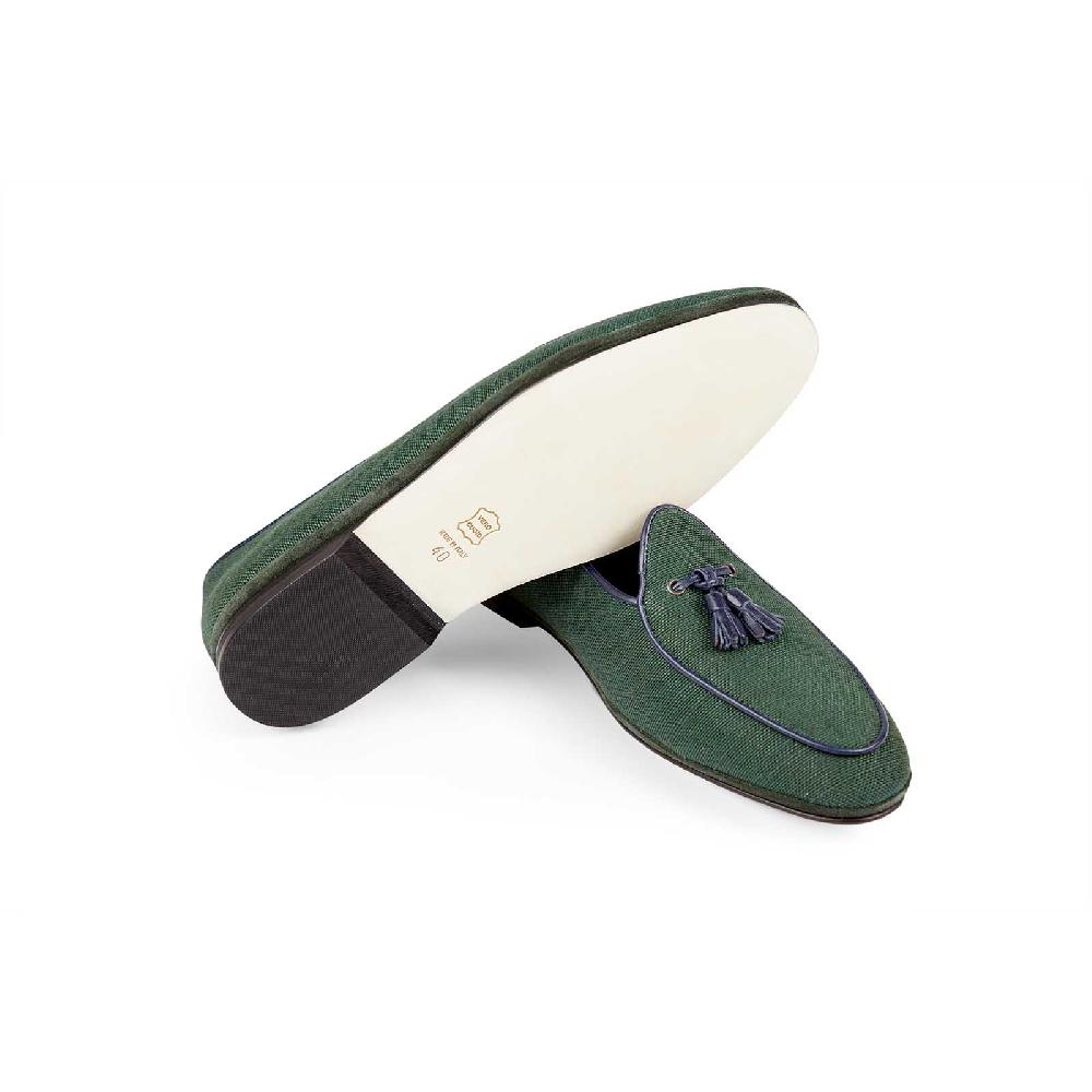 Rubinacci Marphy juta verde Saldi Di Fabbrica
