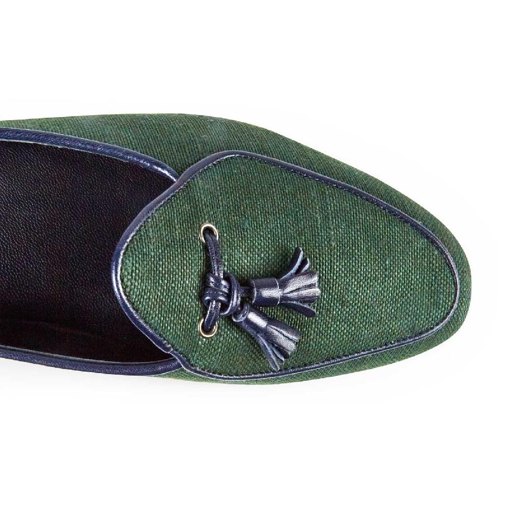 Rubinacci Marphy juta verde Saldi Di Fabbrica