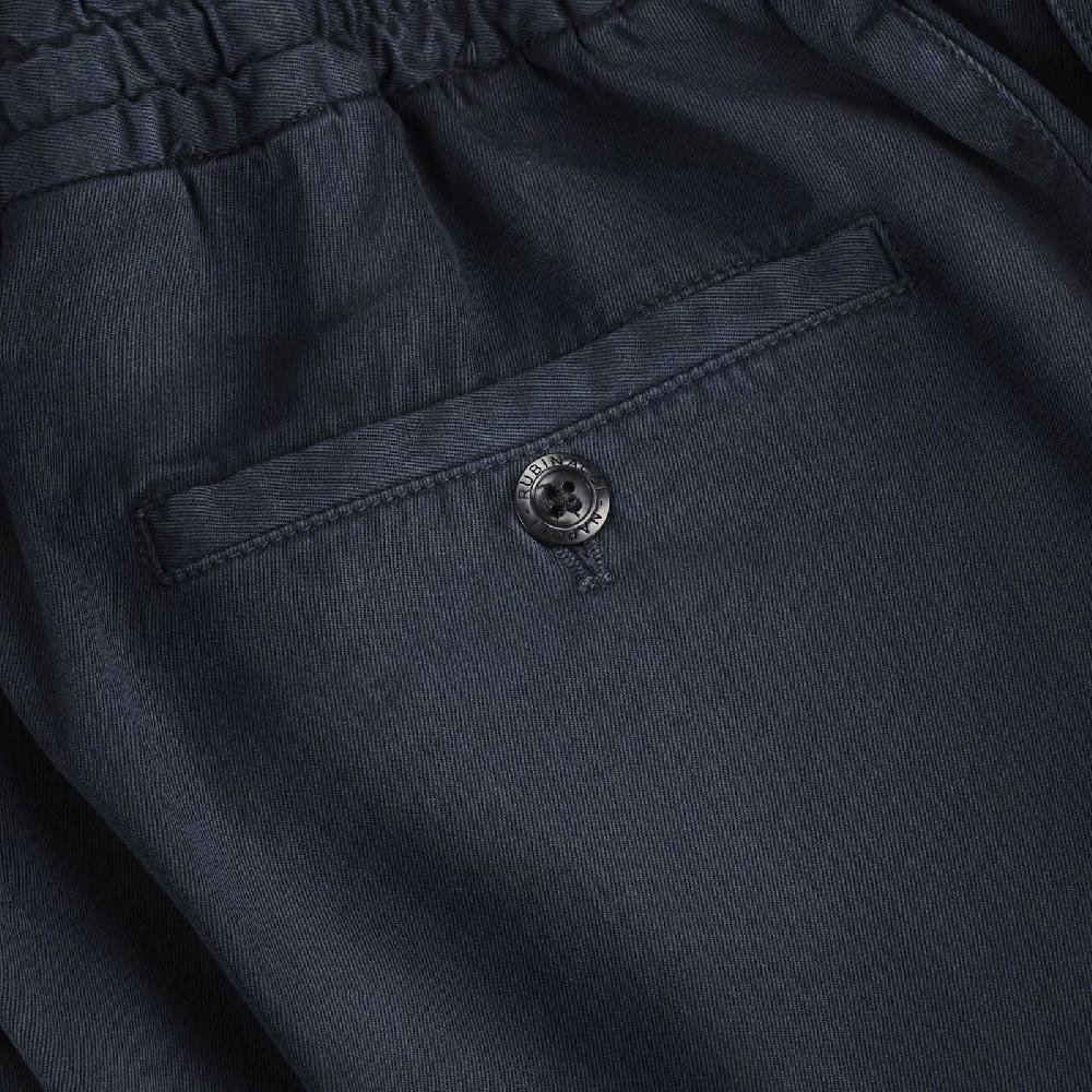 Rubinacci Pantalone leisure in cotone blu In Saldo