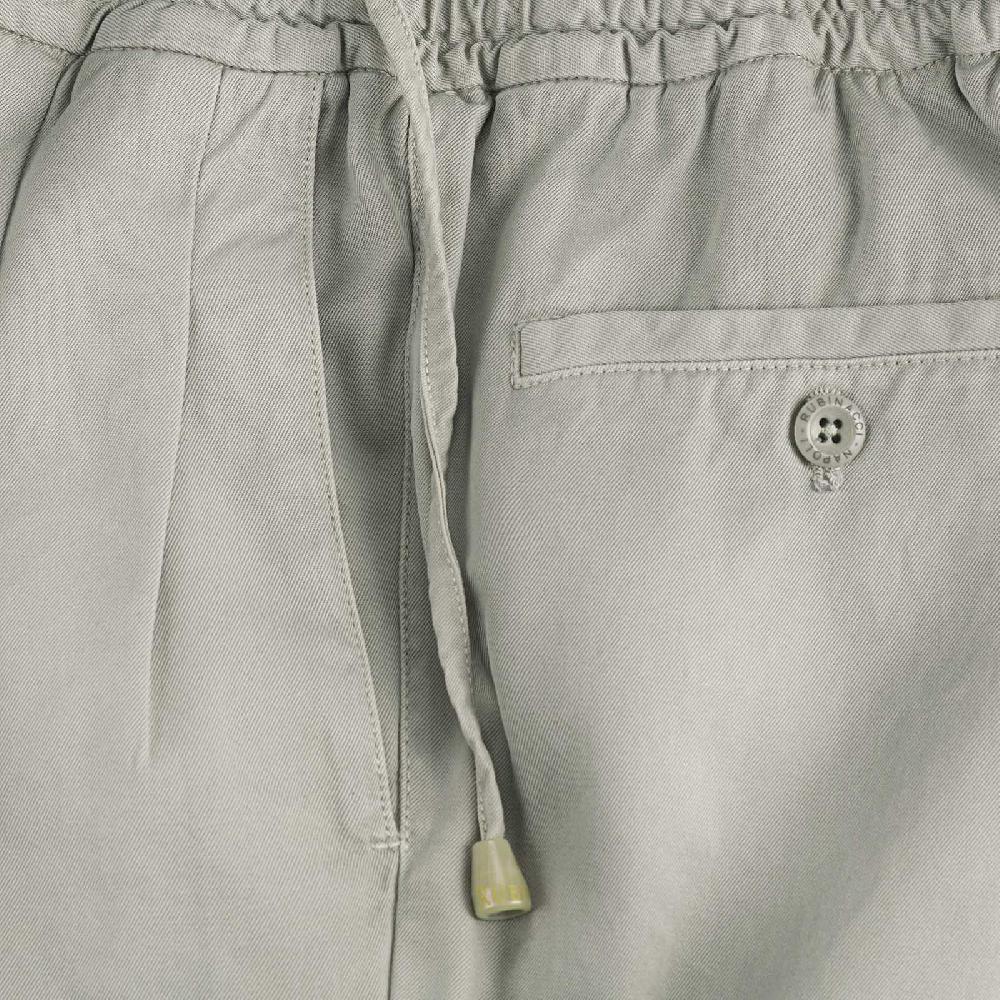 Rubinacci Pantalone leisure in cotone grigio chiaro Nuova