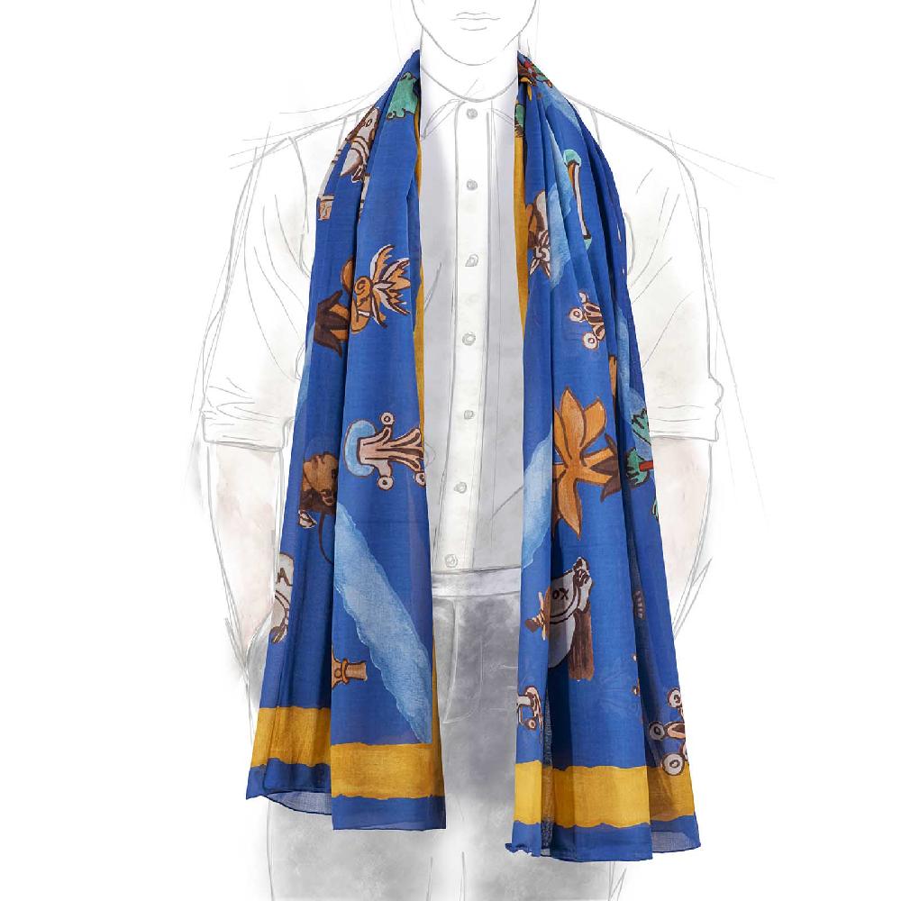 Rubinacci Stola mendoza bluette Prezzo basso